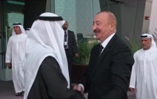 Prezident Əbu-Dabidə belə qarşılandı &ndash; VİDEO