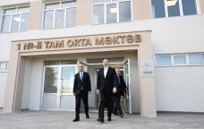 Kərkicahanda tam orta məktəbin binası istifadəyə verildi - FOTO