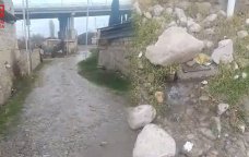 Şəhidin adını daşıyan küçədə BİABIRÇI mənzərə - Küçələr sel altında – VİDEO