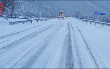 Güclü qarın yağdığı Şimal-qərb bölgəsində SON DURUM – FOTO