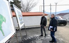 İlham Əliyev Ağdərənin Çapar kəndində - FOTO