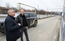 İlham Əliyev Ağdərə rayonunun Aşağı Oratağ kəndində - FOTO