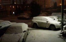 Bəzi ərazilərə qar yağır - FAKTİKİ HAVA