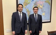 Hikmət Hacıyev Qazaxıstan səfiri ilə GÖRÜŞDÜ - FOTO