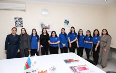 Leyla Əliyeva və Alena Əliyeva Gəncə Autizm Mərkəzində - FOTO