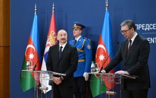 İlham Əliyev və Aleksandar Vuçiç mətbuata bəyanatlarla çıxış ediblər -FOTO/VİDEO