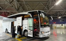 Bakıdan Laçına ilk avtobus yola düşdü &ndash; FOTO