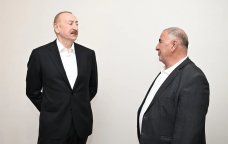 İlham Əliyev Xocavənd kəndinə köçmüş sakinin evində olub - FOTO/VİDEO