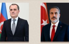 Ceyhun Bayramov Hakan Fidanla telefon danışığı aparıb