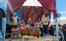 Cəbrayılda tonqalı Dədə Qorqud yandırdı - FOTO