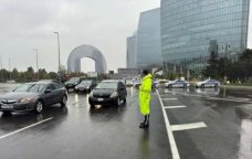 DYP-dən yağışlı hava ilə bağlı sürücülərə MÜRACİƏT