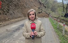 Xınalıq yolunda SÜRÜŞMƏ – Sürücü son anda XİLAS oldu – VİDEO