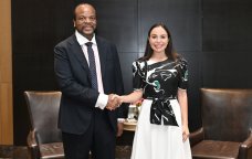 Esvatini Kralı Leyla Əliyevanın qəbulunda - FOTO