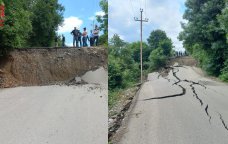 Qubada TORPAQ SÜRÜŞMƏSİ &ndash; Altı kəndə gedən yol bağlandı &ndash; FOTO