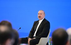 Prezident İlham Əliyevin IV Qlobal Media Forumunda çıxışı dünya mətbuatının diqqət mərkəzindədir - FOTO