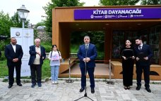 Şuşada "Kitab dayanacağı" istifadəyə verildi - FOTO