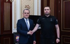 Ceyhun Bayramov Kiyevdə Kirill Budanov ilə görüşdü - FOTO