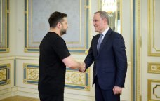 Volodimir Zelenski Ceyhun Bayramovla görüşdü &ndash; VİDEO