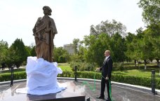 Naxçıvanda memar Əcəmi Naxçıvaninin abidəsi açıldı - FOTO-VİDEO