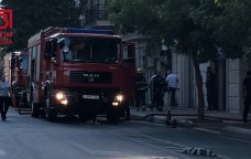 Bakının mərkəzində YANĞIN &ndash; VİDEO