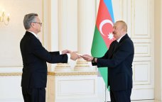 Almaniyanın yeni səfiri İlham Əliyevin qəbulunda &ndash; FOTO