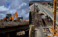 Qobustanda körpü 38 günə yenidən inşa edildi - VİDEO