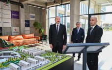 İlham Əliyev &ldquo;SABAH.city&rdquo; innovasiya şəhərciyinin birinci mərhələsinin açılışında - FOTO