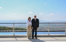 İlham Əliyev və Mehriban Əliyeva Şamaxıda &ldquo;Meysari Grand Hotel & SPA&rdquo; kompleksinin açılışında - FOTO