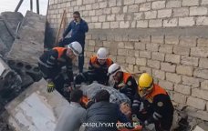 Bakıda fərdi ev uçdu: Ölən və yaralanan var - VİDEO