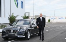 İlham Əliyevin Pirallahı Sənaye Parkındakı səfərindən VİDEOÇARX