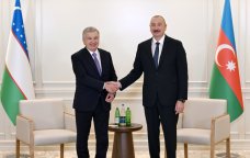 İlham Əliyev Mirziyoyevlə strateji tərəfdaşlığı müzakirə etdi - FOTO/VİDEO - YENİLƏNİB