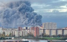 Ukrayna Leninqrad vilayətinə zərbə endirdi: "Ozon"un logistika mərkəzi yandı - VİDEO
