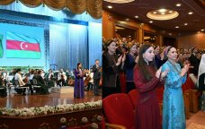 Leyla Əliyeva Türkmənistan Dövlət Simfonik Orkestrinin konsertində - FOTO