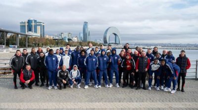 "Lion"nun futbolçuları “Qarabağ”la oyundan əvvəl Bakıda gəzintiyə çıxdılar - FOTO