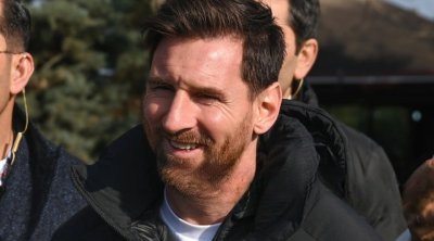 Lionel Messi Bakıda Qarabağ atlarını izlədi - VİDEO