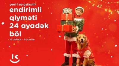 Yeni il sevinci “Kontakt”da: 50%-DƏK ENDİRİMLƏR