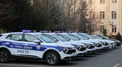 Naxçıvan polisinə yeni avtomobillər verildi – FOTO 