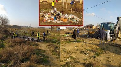 Maştağadakı antisanitar vəziyyət ARADAN QALDIRILDI - FOTO