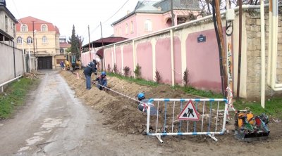 Bakının bir sıra ərazisində su və kanalizasiya xətləri YENİLƏNDİ - FOTO