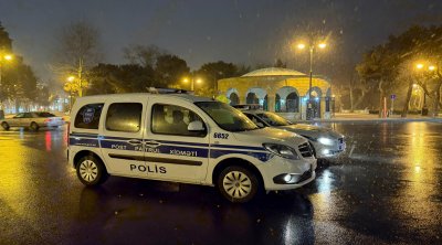 Polis hava şəraiti ilə əlaqədar gücləndirilmiş rejimdə XİDMƏT APARIR - FOTO