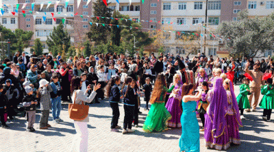 Bakının abad məhəllələrindəki Novruz şənlikləri – FOTO