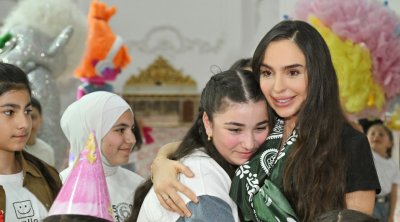 Leyla Əliyeva Qubada şəhid övladları ilə birgə Novruz şənliyində İŞTİRAK ETDİ - FOTO