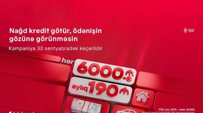 "Kapital Bank"dan yeni kredit kampaniyası: 6 000 AZN götür, aylıq 190 AZN ödə