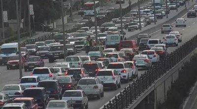 Bakıda bu yollarda tıxac var - SİYAHI