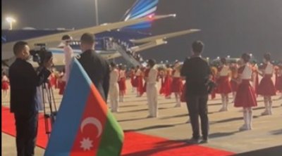 Çində dövlətimizin başçısının qarşılanması üçün görülən hazırlıqların VİDEOSU