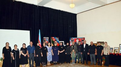 Şəhidlərin xatirəsi anıldı - FOTO
