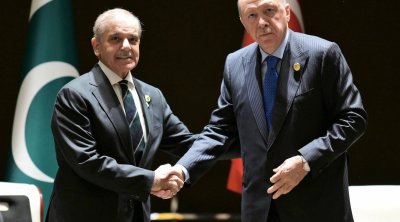 Ərdoğan Qəzadakı vəziyyəti Şahbaz Şəriflə MÜZAKİRƏ ETDİ - FOTO