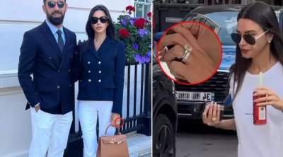 Arda Turanın həyat yoldaşının 5 karatlıq üzüyü - FOTO