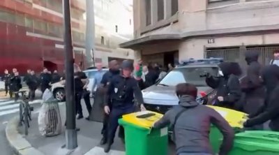 Fransada kütləvi AKSİYALAR – Nümayişçilər və polis arasında toqquşmalar BAŞLADI – VİDEO