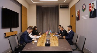 Azərbaycan və ABŞ arasında Zəngəzur dəhlizinin açılması istiqamətində əməkdaşlıq MÜZAKİRƏ EDİLDİ - FOTO